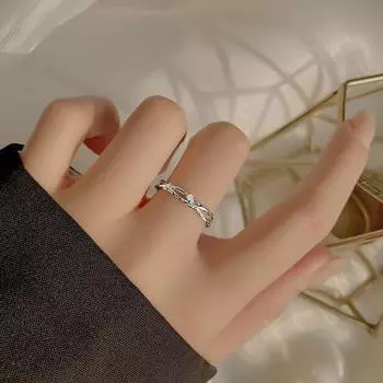 Кольцо Branch Zircon для женщин S999 чистое серебро особый интересный дизайн индивидуальное кольцо легкий роскошный открытый высококачественный браслет Opening is adjustable