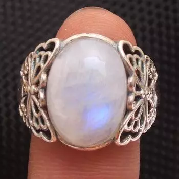 Кольцо Buttery fly, Кольцо с лунным камнем, Ювелирные изделия с драгоценными камнями, Кольцо ручной работы, Подарки для нее, Серебряные украшения 4 белый