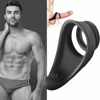 Кольцо члена для пениса, мужской массажер простаты