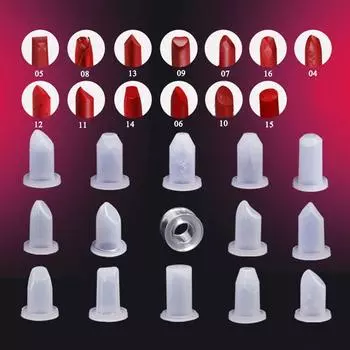 Кольцо-держатель, силиконовая подставка, косметический кронштейн, форма для губной помады, тюбик, инструменты для макияжа губ, форма для бальзама для губ 01