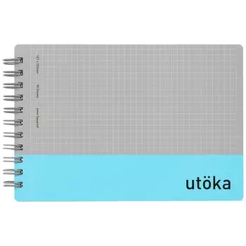 Кольцо для банкнот Maruman Utka карманного размера 4 мм сетка светло-голубого цвета N461-52