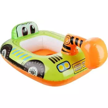 Кольцо для детского плавания, надувной обруч для плавания, сиденье для плавания, тренажер для плавания, надувное кольцо для плавания в машине, сиденье для тренировки плавания для детей от 3 до 36 месяцев 65*60cm чёрный