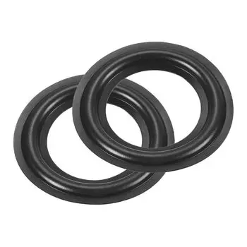 Кольцо для динамика uxcell Rubber Speaker Foam Edge Surround Ring 39 мм x 66 мм, перфорированное кольцо для сабвуфера, для ремонта динамика или темного набора из 2 штук 2,5 , зеленое,