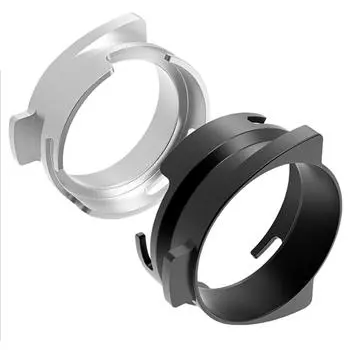 Кольцо для дозирования кофе 54 мм, металлическое, сменное, подходит для портафильтров серебряный