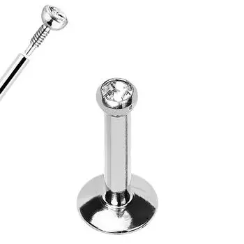 Кольцо для губ Monroe Tragus, кольцо с губой, украшения для тела, 1 шт., циркон, хирургическая сталь 316L, антиаллергенные модные шпильки, пирсинг ручной работы 1.2*8*2