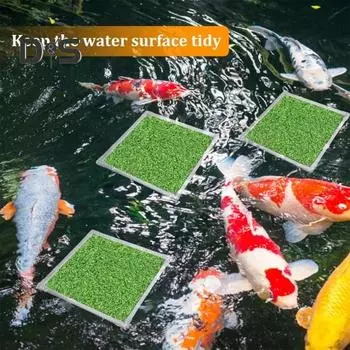 Кольцо для кормления рыбок, плавающая кормушка для аквариума, квадратное кольцо с присоской, аксессуары для аквариума для золотых рыбок гуппи, бетта чистый