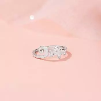 Кольцо для котенка с закручивающимся хвостом, легкое, роскошное, нишевое, дизайн, кольцо для кошки, милое, темпераментное, открывающееся, регулируемое, на указательный палец