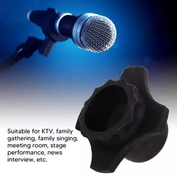 Кольцо для микрофона и нижняя крышка, силиконовое противопрокатное кольцо, нижний стержень, рукав, противоскользящие аксессуары для микрофона