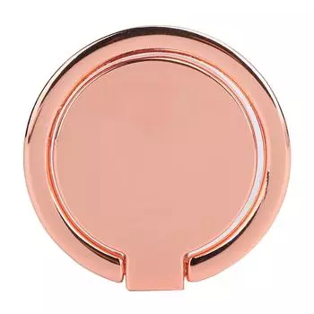 Кольцо для мобильного телефона с вращением на 360 градусов, металлический держатель для телефона с магнитным креплением в автомобиле, розовое золото розового золота