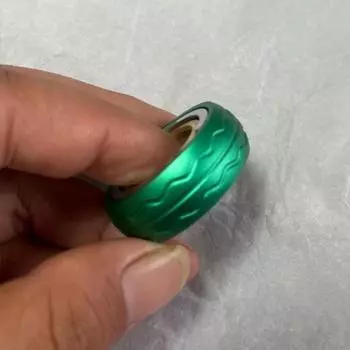 Кольцо для мотоциклетных шин, забавное кольцо для снятия стресса, упражнения для пальцев, кольцо-спиннер из нержавеющей стали, EDC игрушка, подарок для детей и взрослых N