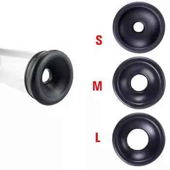 Кольцо для насоса для пениса, секс-игрушки, мужские силиконовые рукава для тренажера-удлинителя пениса L