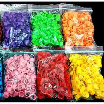 Кольцо для ног с голубями, инструменты для голубей, кольцо для голубей, принадлежности для голубей, цифровое распознавание 8*7mm красный