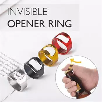 Кольцо для открывания, новинка, палец для питья пива One Size красный