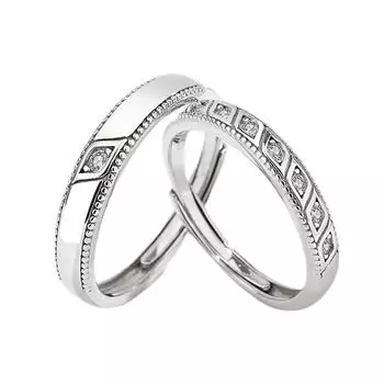 Кольцо для пары «Звезды неба» в виде ниши, легкое, роскошное, высокочувствительное, инкрустированное бриллиантами, парное кольцо «Звездный глаз» для мужчин и женщин opening adjustable