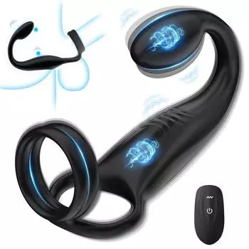 Кольцо для пениса для мужчин дилдо мужской простата вибратор анальное развитие простата вибратор популярные товары для взрослых для мужчин режимы вибрации кольцо для пениса простата