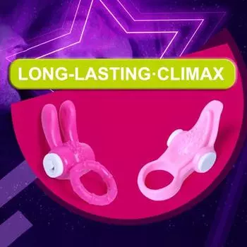 Кольцо для пениса, игрушка для взрослых, стимуляция языка, форма кролика, мужские товары, силиконовые товары для задержки клитора, секс-игрушка для пары tongue