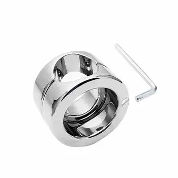 Кольцо для пениса из нержавеющей стали, металлическое кольцо для пениса, нержавеющая сталь, винт, прочное кольцо, кольцо для пениса, кольцо-подвеска, растяжитель для гимнастического мяча для мужчин