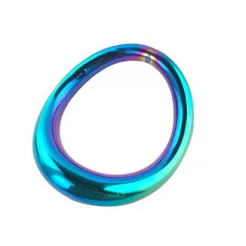 Кольцо для пениса KISS YOU для мужчин, кольцо для пениса, гальванизированное, цветное, стальное, удерживающее кольцо для связывания, утяжеленное, растягивающее шарики, утяжеленное, 304, металл, нержавеющая сталь