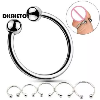 Кольцо для пениса, кольца из нержавеющей стали, стимулирующие головку головки, товары для взрослых, мужские секс-игрушки, металлическое кольцо, секс-игрушки для мужчин, задержка эякуляции Inner diameter 2.8cm