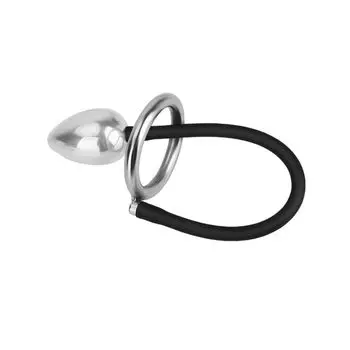 Кольцо для пениса, металлическая анальная пробка, интегрированное анальное расширительное устройство, анальный крючок, кольцо для пениса для мужчин, товары для анальной тренировки, анальная пробка, одновременное ограничение