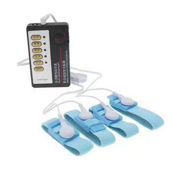 Кольцо для пениса с электрошоком, комбинированный костюм, эластичная регулируемая многоточечная стимуляция, альтернативный климакс, мужской сексуальный секс-продукт Penis Ring1Yes