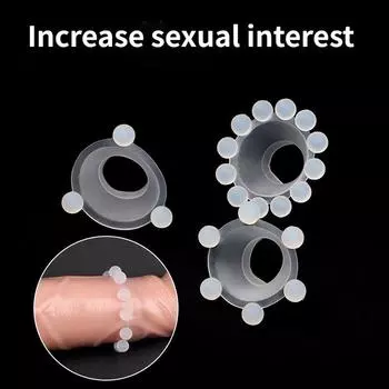Кольцо для пениса с правильной крайней плотью, мужское кольцо для пениса, кольцо для оргазма, кольцо для спермы, секс-игрушки, задержка эякуляции, игрушки для взрослых Sm 3 beads
