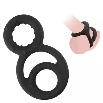 Кольцо для пениса Sanmaru Кольцо для пениса Adal Товары для мужчин Высокое тройное из секс-игрушек для мужчин Товары для взрослых для мужчин [Супер дышащий, эластичный, герметичный,