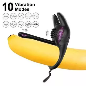 Кольцо для пениса, секс-игрушки, вибрирующее кольцо для члена, 10 вибрационных силиконовых игрушек для взрослых, секс-игрушки для мужчин, секс-игрушки для взрослых для пар