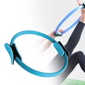Кольцо для пилатеса — домашняя тренировка, необходимая для подтянутых бедер синий