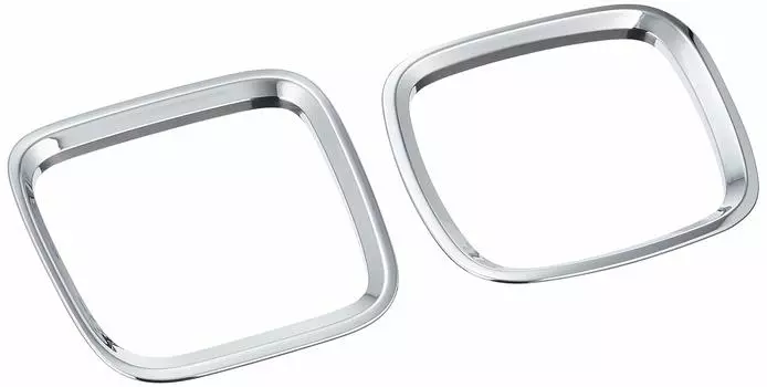 Кольцо для подстаканника HONDA N-WGN [JH1 JH2] (хромированный) [08Z03-T6G-000E] серебряный