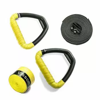 Кольцо для подвешивания Felimore Тренировка с собственным весом Тренировка грудных мышц Бицепсы Мышцы живота Тренировка мышц спины x (Черный желтый)