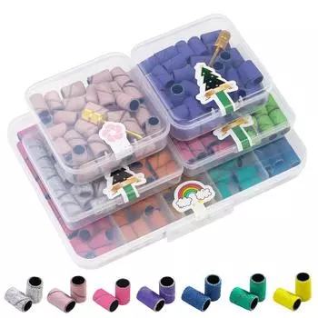 Кольцо для полировки ногтей, электрическая полировка ногтей, кольцо для полировки ногтей, цветная многоцветная коробка с подшипником