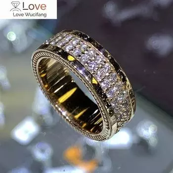 Кольцо для помолвки с квадратным фианитом «Принцесса», изысканное элегантное женское вневременное ювелирное изделие, обручальные кольца, шикарные аксессуары 10