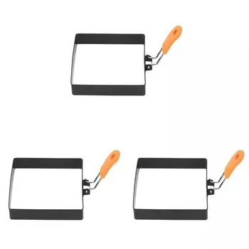 Кольцо для приготовления яиц A# 3.9 в 1 шт. с антипригарным покрытием и ручкой, предотвращающей ожоги (1 шт