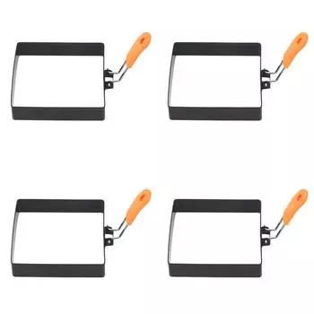 Кольцо для приготовления яиц A# 3.9 в 1 шт. с антипригарным покрытием и ручкой, предотвращающей ожоги (1 шт