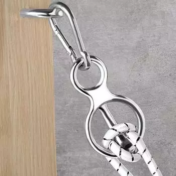 Кольцо для привязи лошади с рым-болтами и карабинами Седло для лошадей для предотвращения рывков