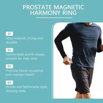 Кольцо для простаты HOUKEA успокаивает и улучшает кровообращение, повышает функциональность и укрепляет здоровье. Кольцо для здоровья, мужской подарок