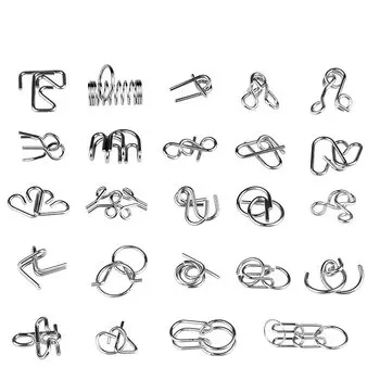 Кольцо для рук Circle of Wisdom Brain Mystery, которое убивает мозг, во время стресса, набор из 24 предметов, головоломка, обучение, решение, игра, головоломка, образование, изучение, дети,