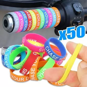 Кольцо для руля электрического велосипеда, противоскользящее, 30 мм, эластичные кольца для руля мотоцикла, силиконовый чехол для руля, кольцо для удочки