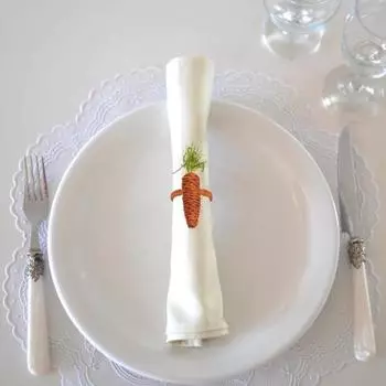 Кольцо для салфеток, полезный привлекательный яркий цвет, обеденный стол, морковь, полотенце, пуговица для салфетки, домашний декор
