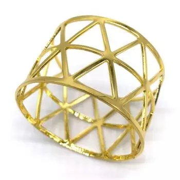 Кольцо для салфеток, украшение для обеденного стола, креативная форма, коррозионностойкая, нержавеющая, без заусенцев, декоративная, изысканная пряжка для салфеток золотистый