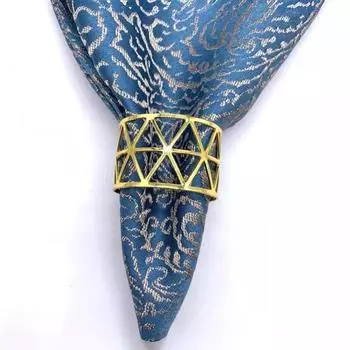 Кольцо для салфеток, украшение для обеденного стола, креативная форма, коррозионностойкая, нержавеющая, без заусенцев, декоративная, изысканная пряжка для салфеток золотистый