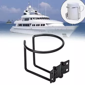 Кольцо для стакана из нержавеющей стали для лодки, держатель для напитков, универсальные держатели для напитков для морской яхты, лодки, грузовика, автофургона, автомобиля, прицепа, фурнитура чёрный