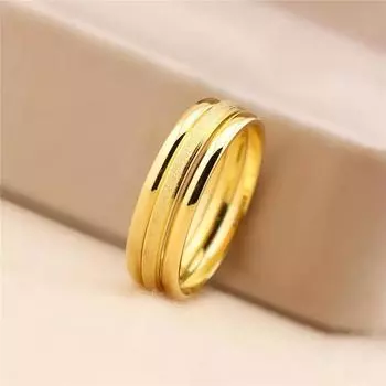 Кольцо для указательного пальца Sansheng III, женское кольцо из титановой стали, ультратонкое глянцевое матовое маленькое кольцо для пары в виде простого круга