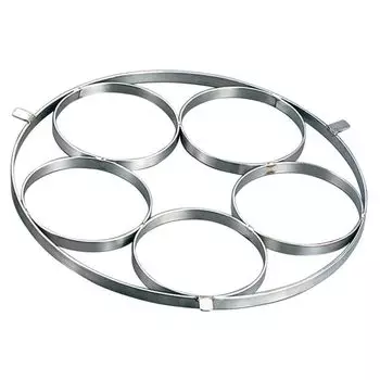 Кольцо для вареной лапши EBM x 5 отверстий, тип C 18-8 145 серебряный