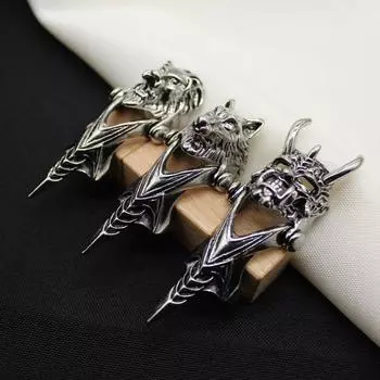 Кольцо для вечеринки, мужское кольцо для доминирования, женское кольцо для самообороны, кольцо с изображением животного one size fits all