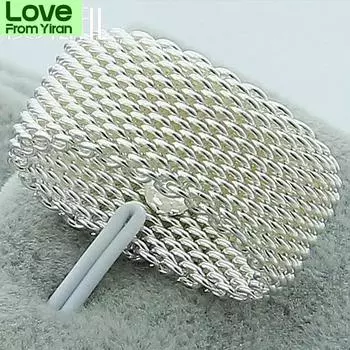 Кольцо Doteffil из стерлингового серебра 925 пробы с переплетенными нитями для женщин, модное, очаровательное, свадебное, помолвочное, ювелирное изделие 7