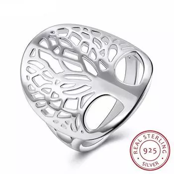 Кольцо «Древо жизни», классические аксессуары, кольца из стерлингового серебра 925 пробы, ювелирные украшения для женщин, подарки на день матери 8