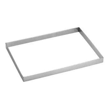Кольцо Endo Shoji Commercial Square Cercle Shallow 6 Stainless Made in Japan WSL04006, шт., 18-8 Steel, серебряный