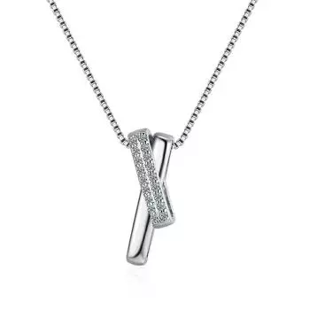 Кольцо и застежка Ожерелье Личность Женский Женский Простой Ключичная Цепочка Легкий Роскошный Темперамент Подарки на День Святого Валентина Романтические Аксессуары copper белого золота